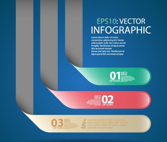 Vector Creative Data Display Elements For Infographic 05