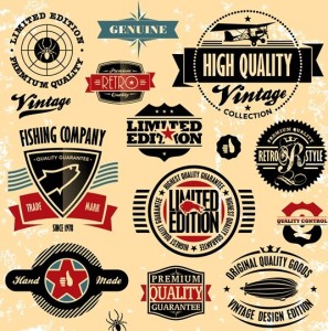 Vector Retro High Quality Label Collection 01