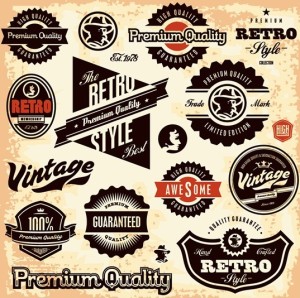 Vector Retro High Quality Label Collection 03