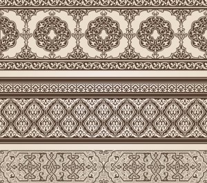 Vector Vintage Royal Floral Design Elements 02