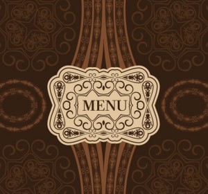 Classical Restaurant Menu Cover Design Vector 03