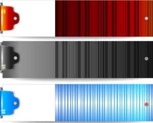 Colorful Abstract Lines Banners Vector 02