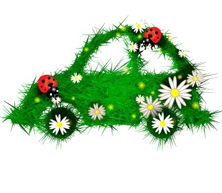 Vector Green ECO Concept Grass Background 04