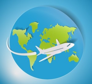 Vector Paper Traveling Background 01
