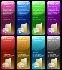 Vector Price Web Banner Design 02
