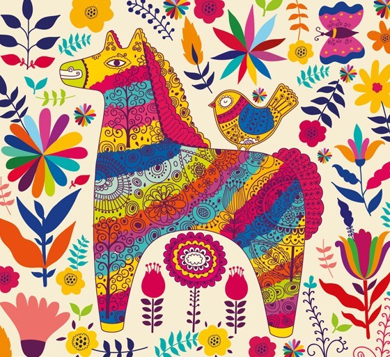 Vector Lovely Paper Cutting Animals Illustration 03