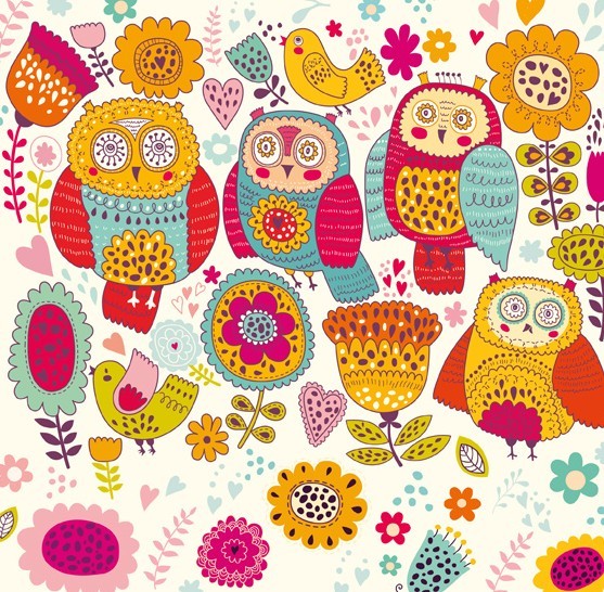 Vector Lovely Paper Cutting Animals Illustration 04
