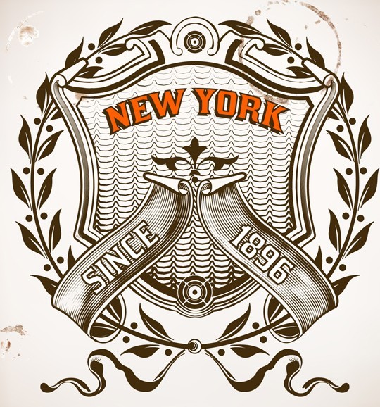 Vector Vintage Badge Sticker 03