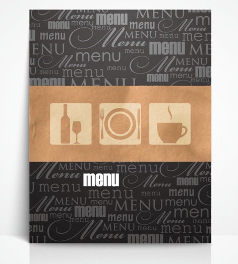 Classical Vector Restaurant Menu Template 03