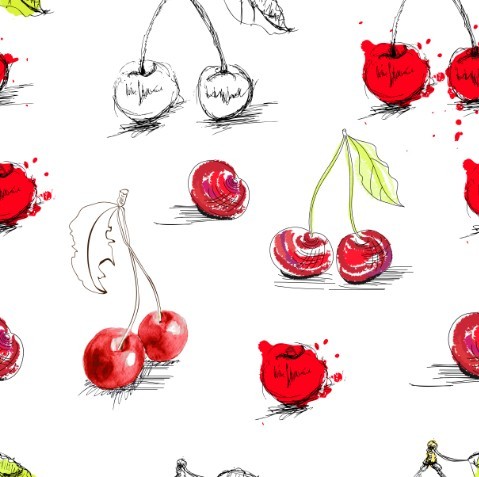 Hand Drawn Fruits Vector Illustration 02