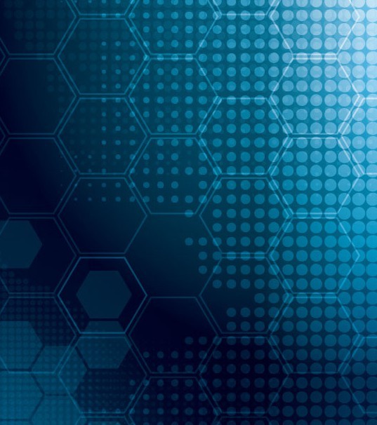 Dark Blue Abstract Polka Dot Background Vector 04
