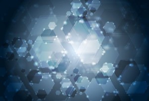 Dark Blue HI-TECH Abstract Background Vector 03