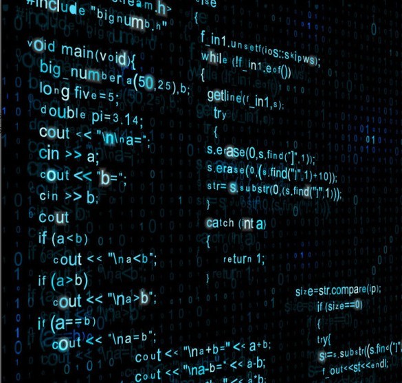 Dark Blue HI-TECH Abstract Background Vector 04