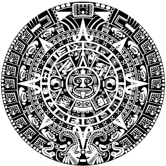 Vector Black and White Ancient Egypt Patterns 01
