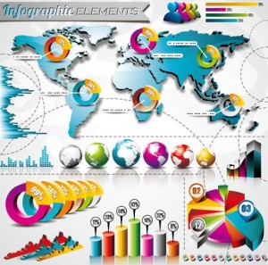 Vector Colorful Infographic Elements Collection 01