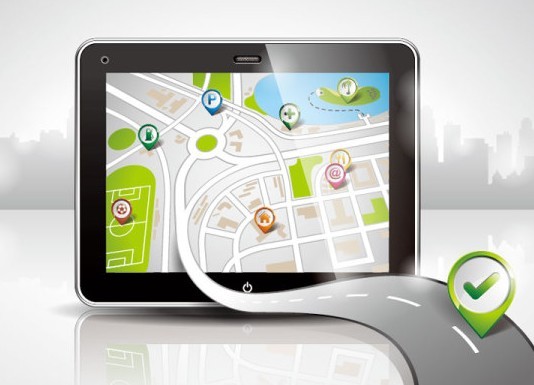 Vector Map Navigation App Elements 01