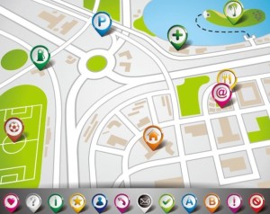 Vector Map Navigation App Elements 03