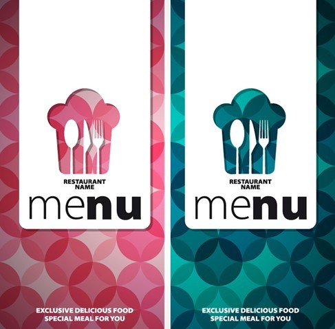 Elegant Restaurant & Cafe Menu Cover Template Vector 05