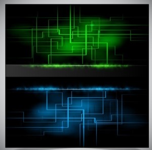 Fantastic Light and Shade Background Vector 02