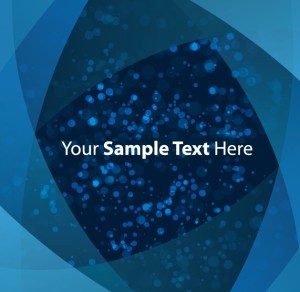 Vector Fantastic Blue Abstract Polka Dot Background