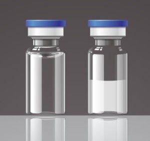 Vector Small Glass Bottles