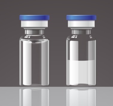 Vector Small Glass Bottles