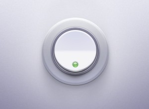 Clean Circular Switch Button PSD