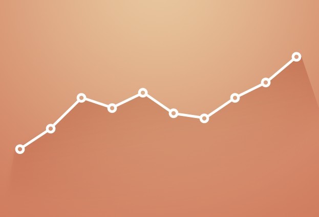 Slick Line Chart PSD