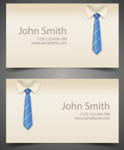 Vector Creative Business Card Template For Business Men
