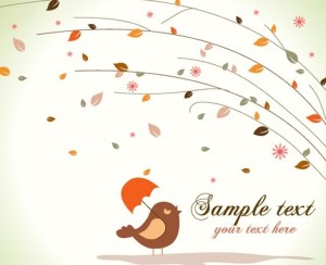 Cartoon Hand Painted Floral Background Vector 06