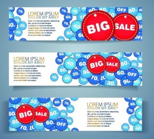 Vector Big Sale Banners