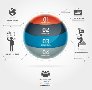 Vector Technology Infographic Step Options Elements 03