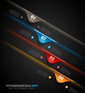 Vector Technology Infographic Step Options Elements 05