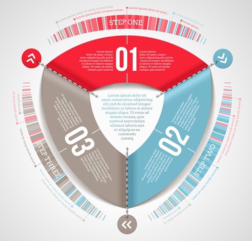 Vector Technology Infographic Step Options Elements 06