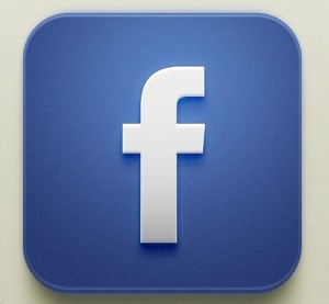 Beautiful Facebook iOS Icon PSD
