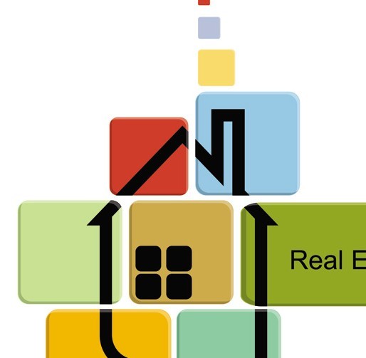 Abstract Real Estate Vector Illustration 03