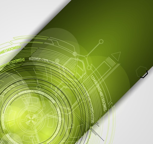 Sparkling Abstract Circles Background Vector 01