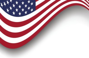 Vintage American Flag Design Vector 01