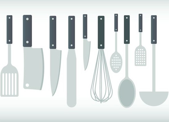Vector Cookware and Cooking Utensils 02