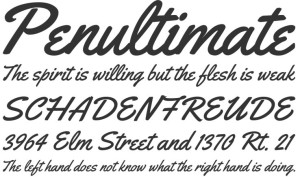 Free Font YELLOWTAIL