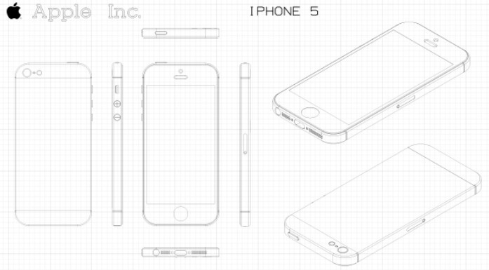 Vector iPhone 5 Mockup AI