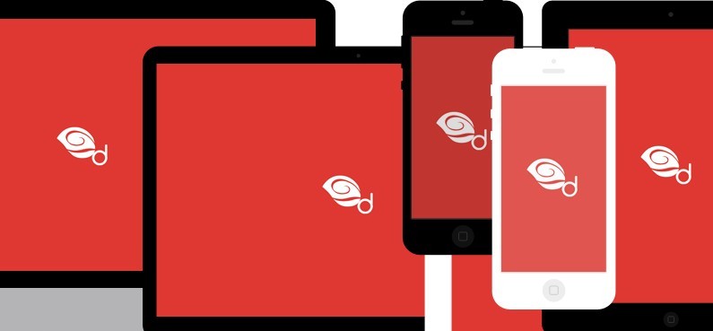 Flat Apple Devices Mockup PSD