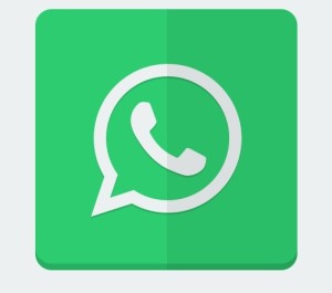 Flat Whatsapp Icon PSD