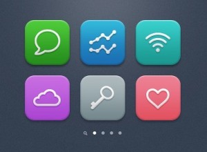 Rounded App Icons For Mobile PSD