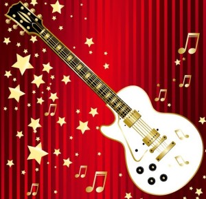 Fashion Music And Guitar Background 01