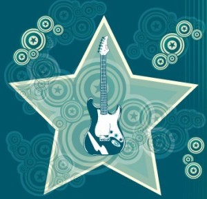 Fashion Music And Guitar Background 03