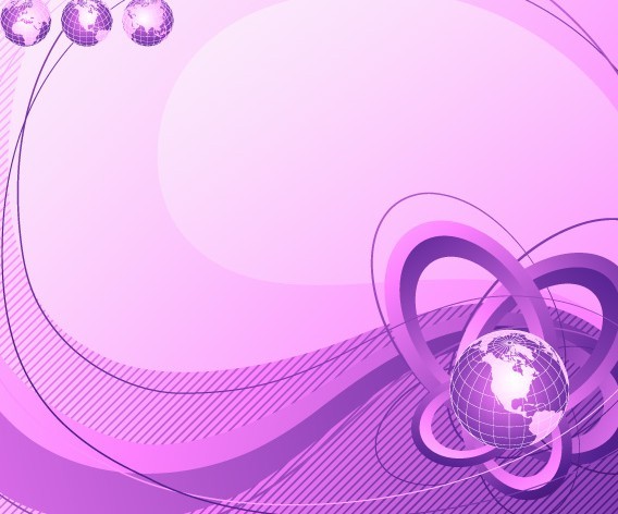Vintage Floral Swirls Background Vector 04