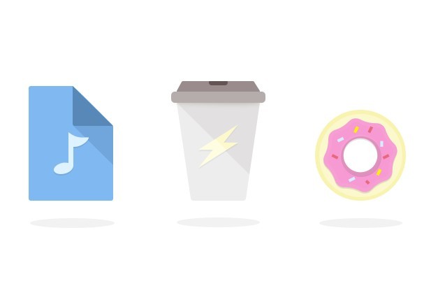 3 Day's Activity Icons PSD