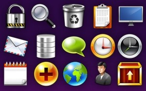 15 Glossy Web Icons