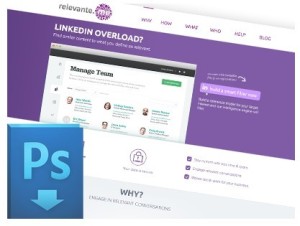 Sexy Onepager PSD Mockup